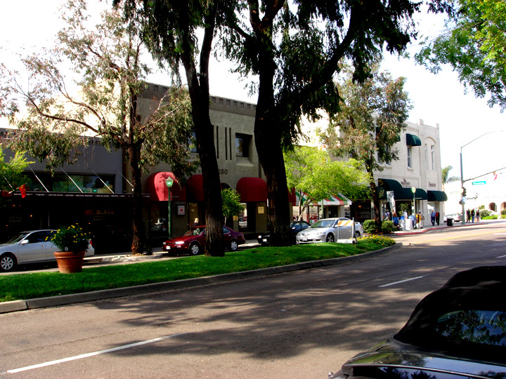 Grand Avenue en el centro de Escondido